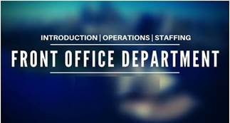 Hotel front office basic knowledge